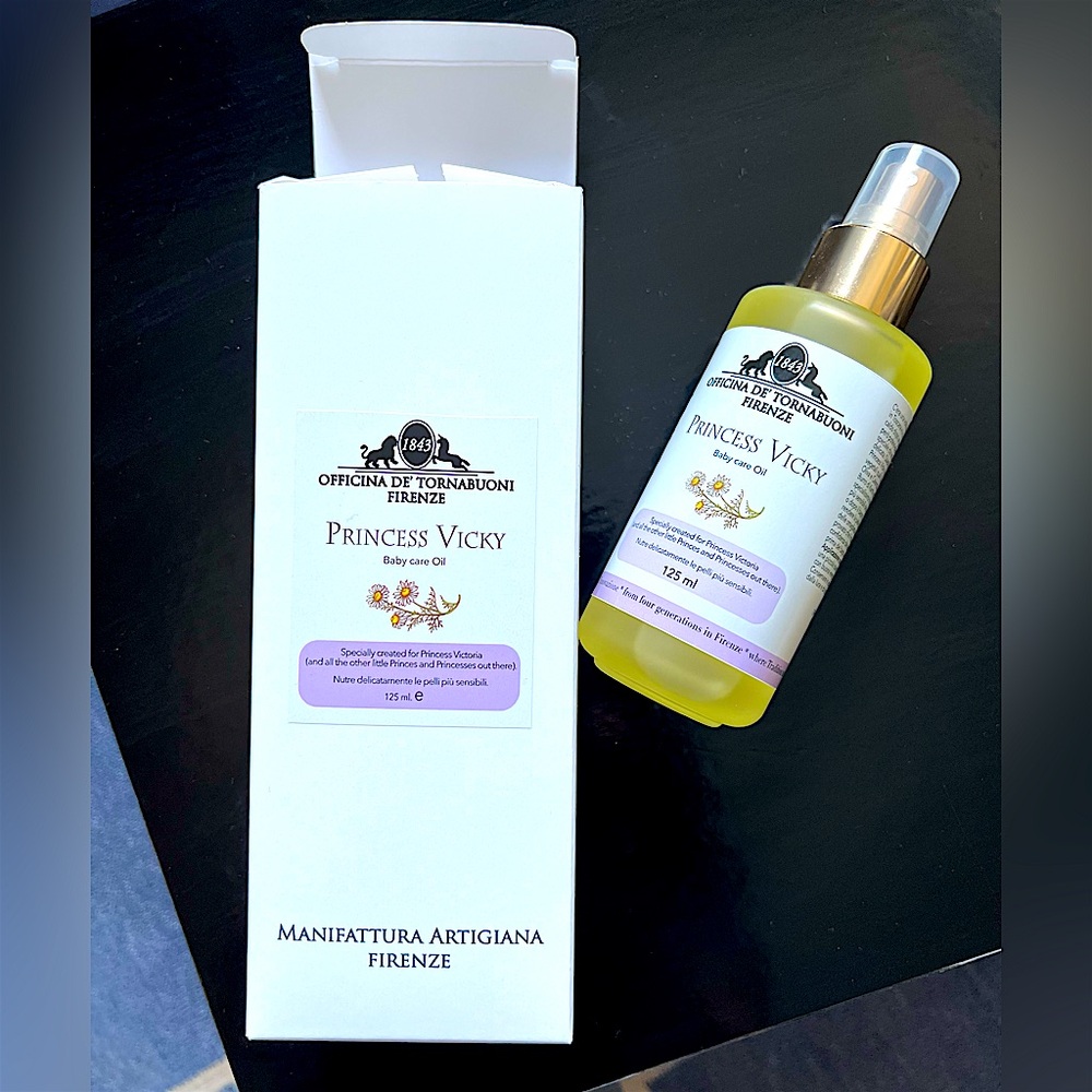 OFFICINA DE TORNABUONI PRINCESS VICKY BABY CARE OIL! Made by hand in Italy 125ml